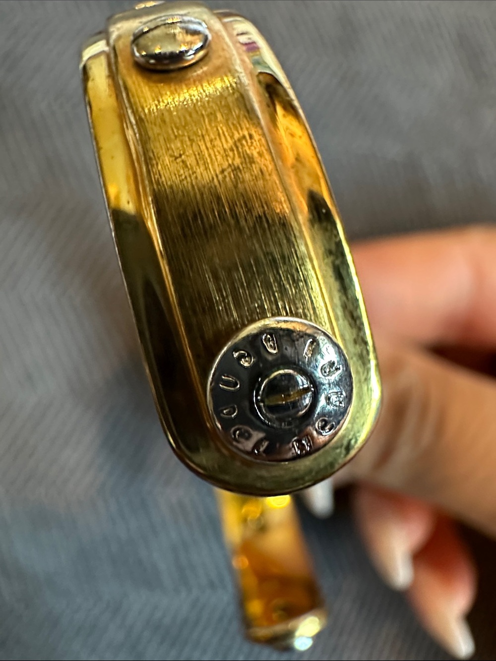 Henri Bendel Gold-Tone Open Cuff Bracelet - Picture 5 of 8